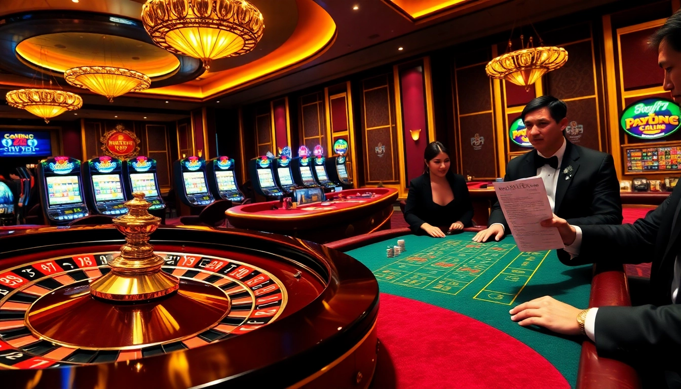 Experience the thrill of gambling at thabet77.org with engaging casino games and vibrant roulette wheels.