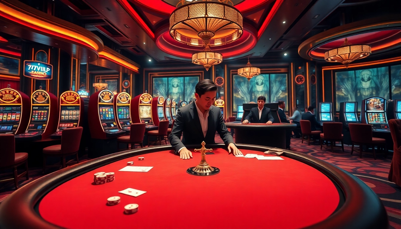 Experience exhilarating online gambling at https://777vip.dev/ featuring vibrant slot machines and professional poker tables.