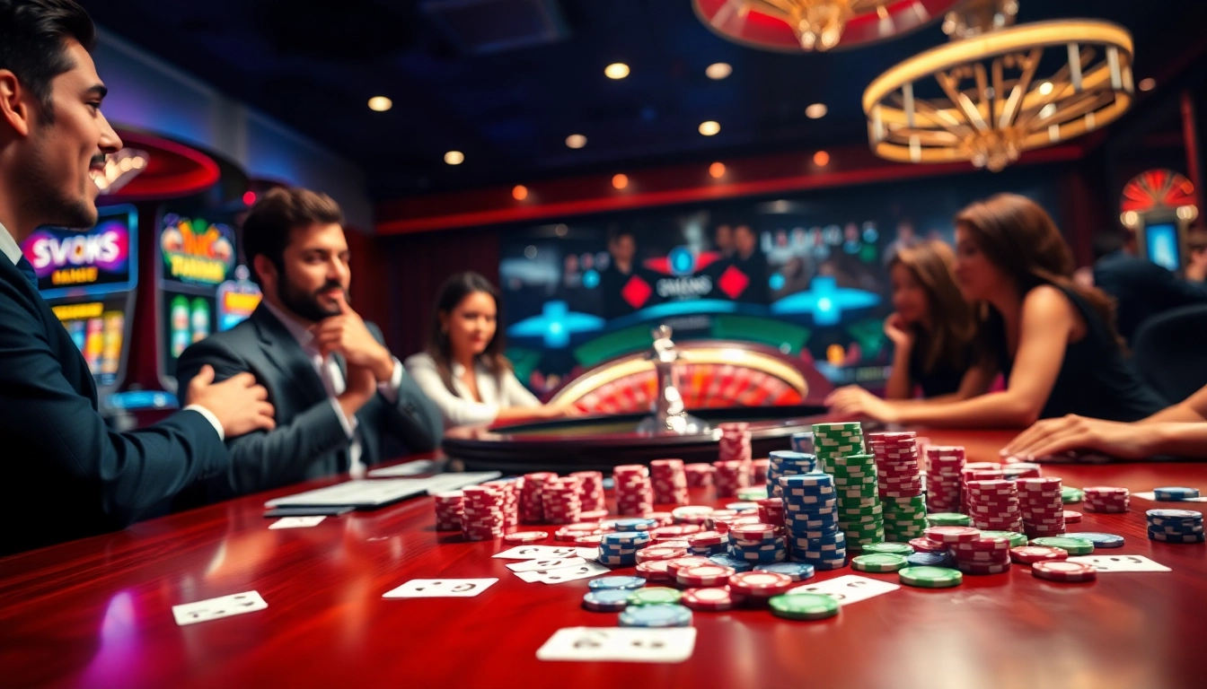 Experience the excitement of sv88s.pro with vibrant casino action and engaged players.