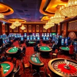 Experience the excitement of TK88 with players at a luxurious casino table.