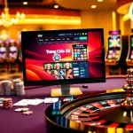 Experience the luxury of Trang Chủ S8 with online betting tables and vibrant casino visuals.