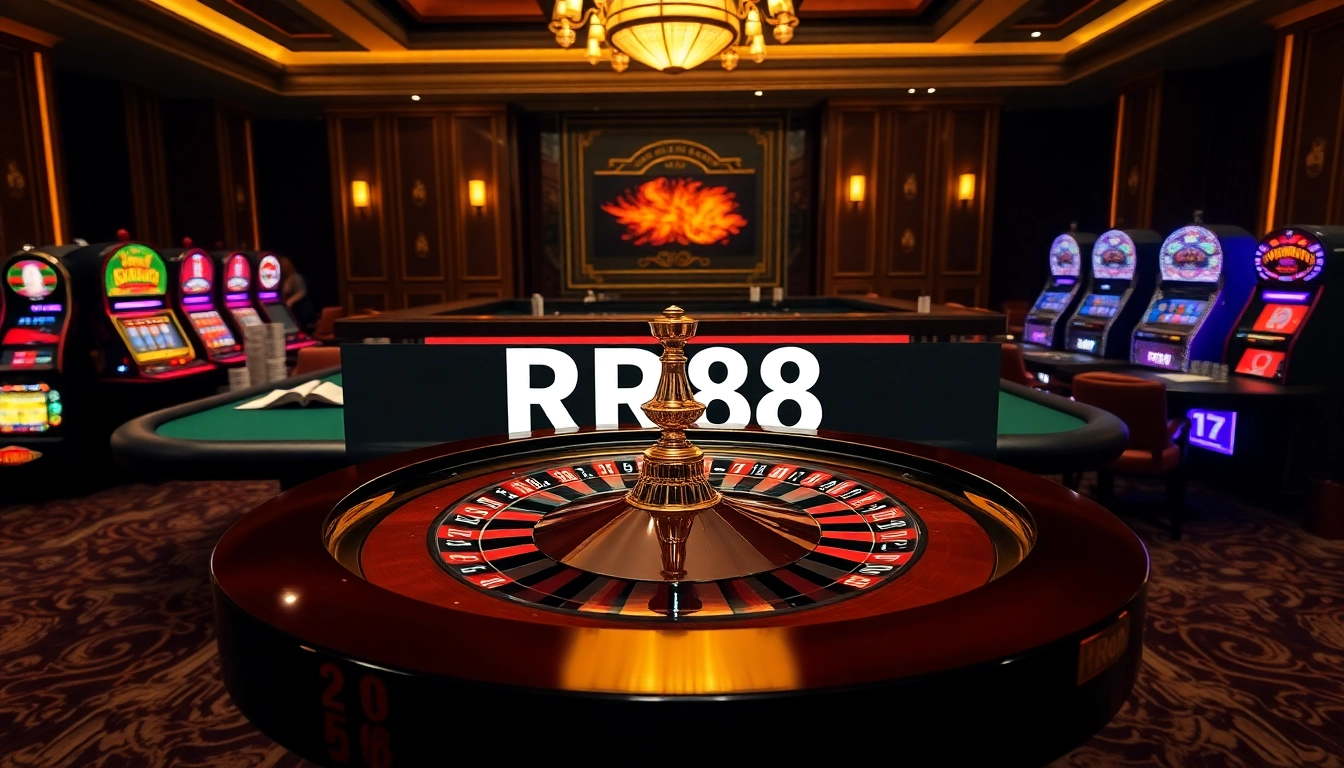 Engage with the luxury of RR88 casino gaming through an immersive roulette experience.