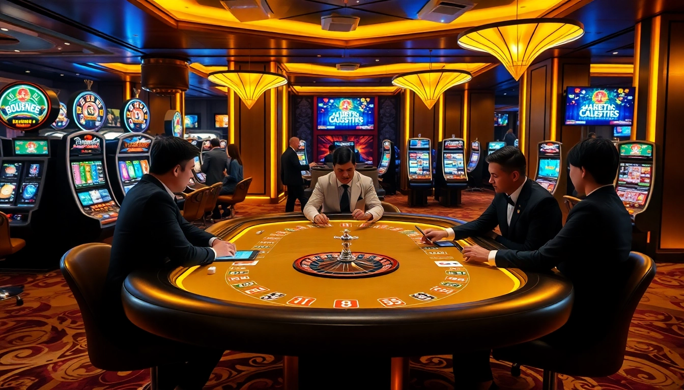 Enjoy thrilling gameplay at https://kjc.money/ with modern casino tables and vibrant slot machines.