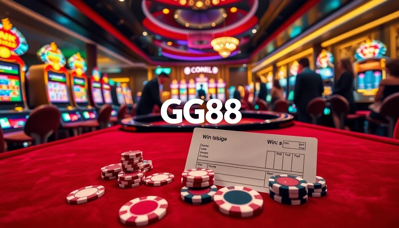 Experience high-stakes action at GG88 casino with vibrant tables and thrilling gaming.