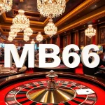 Engaged players enjoying high-stakes poker at an upscale casino featuring MB66 elements.