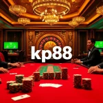 Experience the thrill of kp88 poker games with high-stakes chips and elegant casino ambiance.