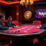 Engage with exhilarating poker stakes at hay.win, featuring chips, cards, and a roulette wheel.