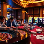 GG88 players experiencing thrilling moments at a vibrant casino table with vibrant games.