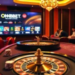 Engage in high-stakes poker and roulette at ONBET's luxury casino.