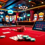 Experience the thrill of ABC8 gaming at a luxury casino table with poker chips and cards.