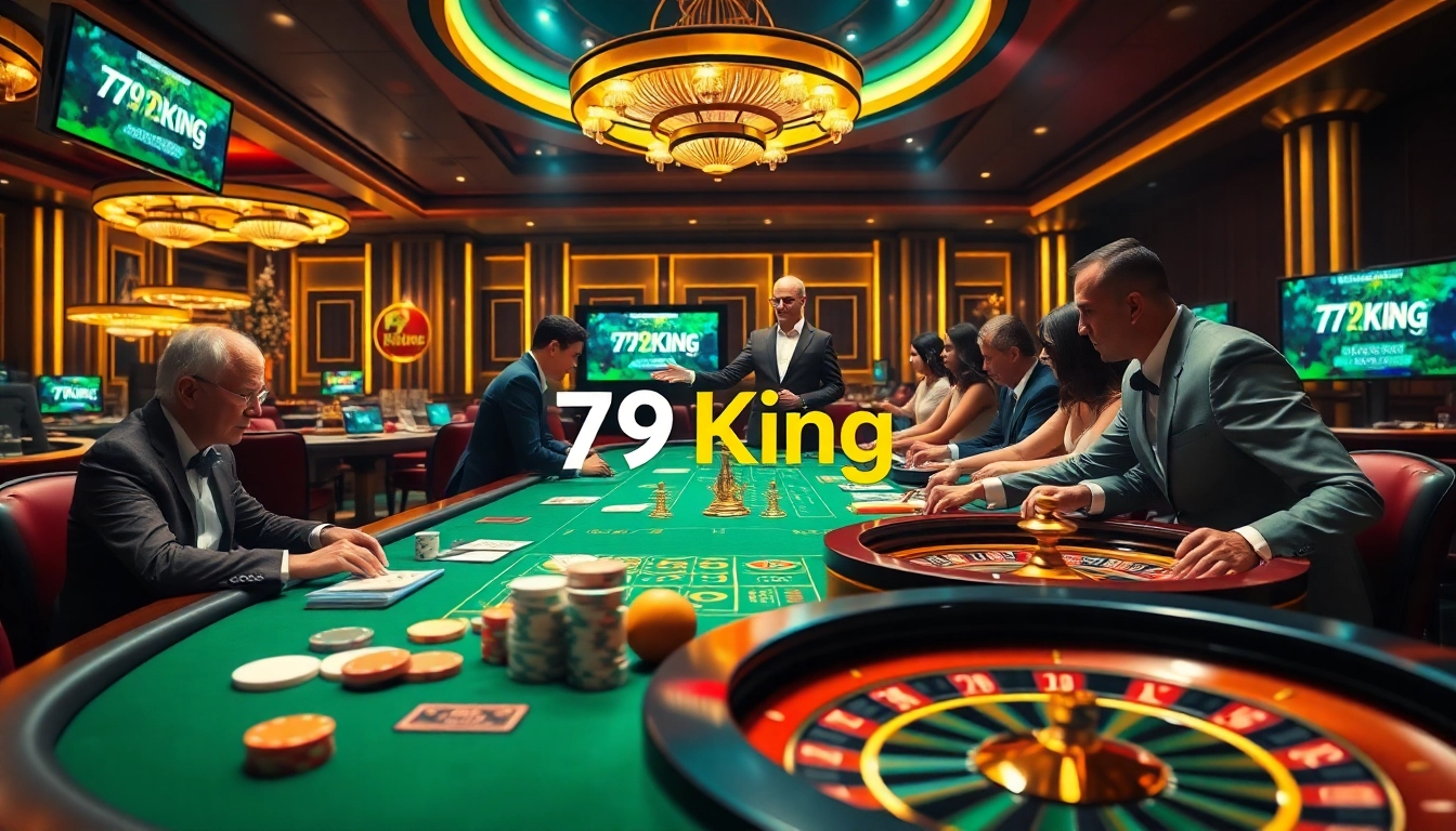 Enjoy thrilling gameplay at 79King with vibrant casino tables and professional dealers.