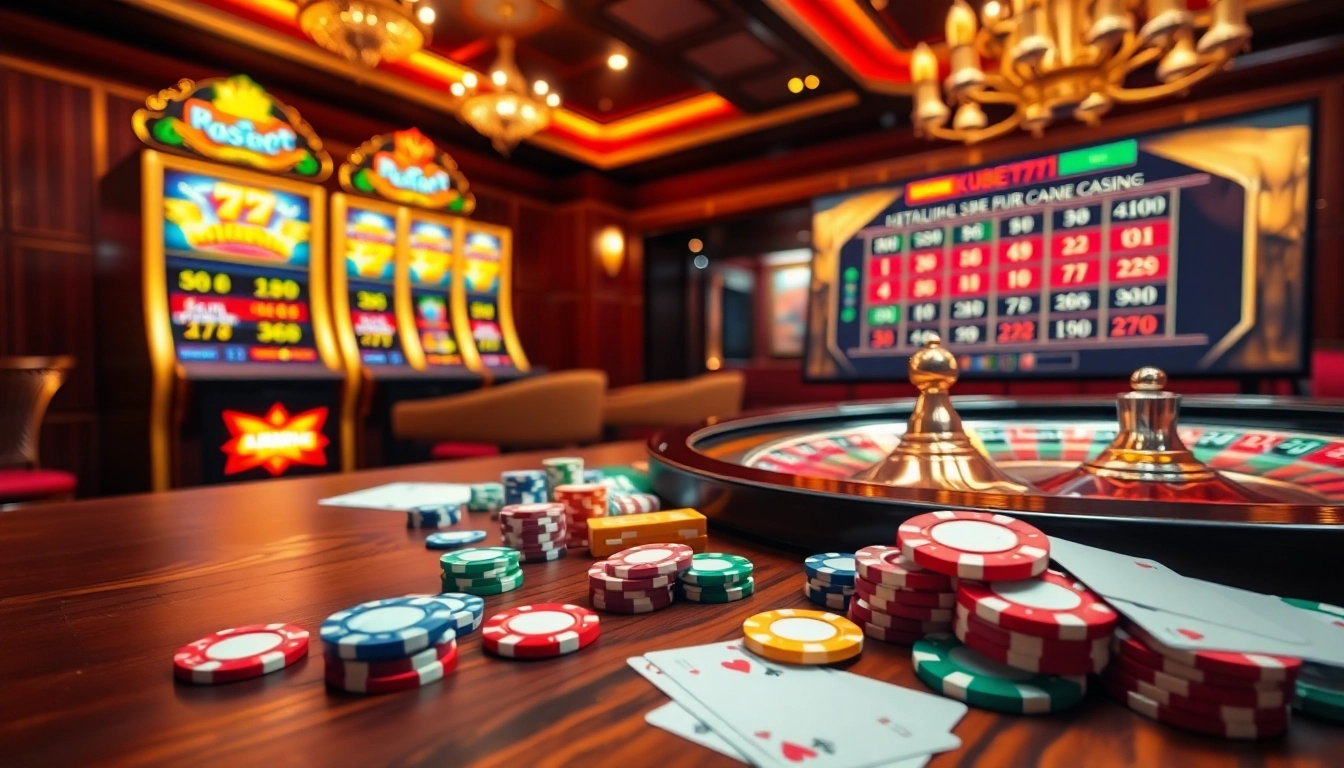 Experience the thrill of winning at https://kubet77i.ink/ with vibrant poker chips and immersive casino gaming.