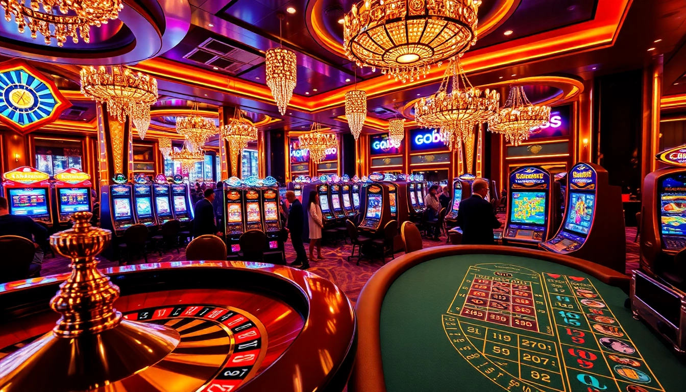 Experience the thrill of go88 gaming with dynamic casino tables and vibrant slot machines.