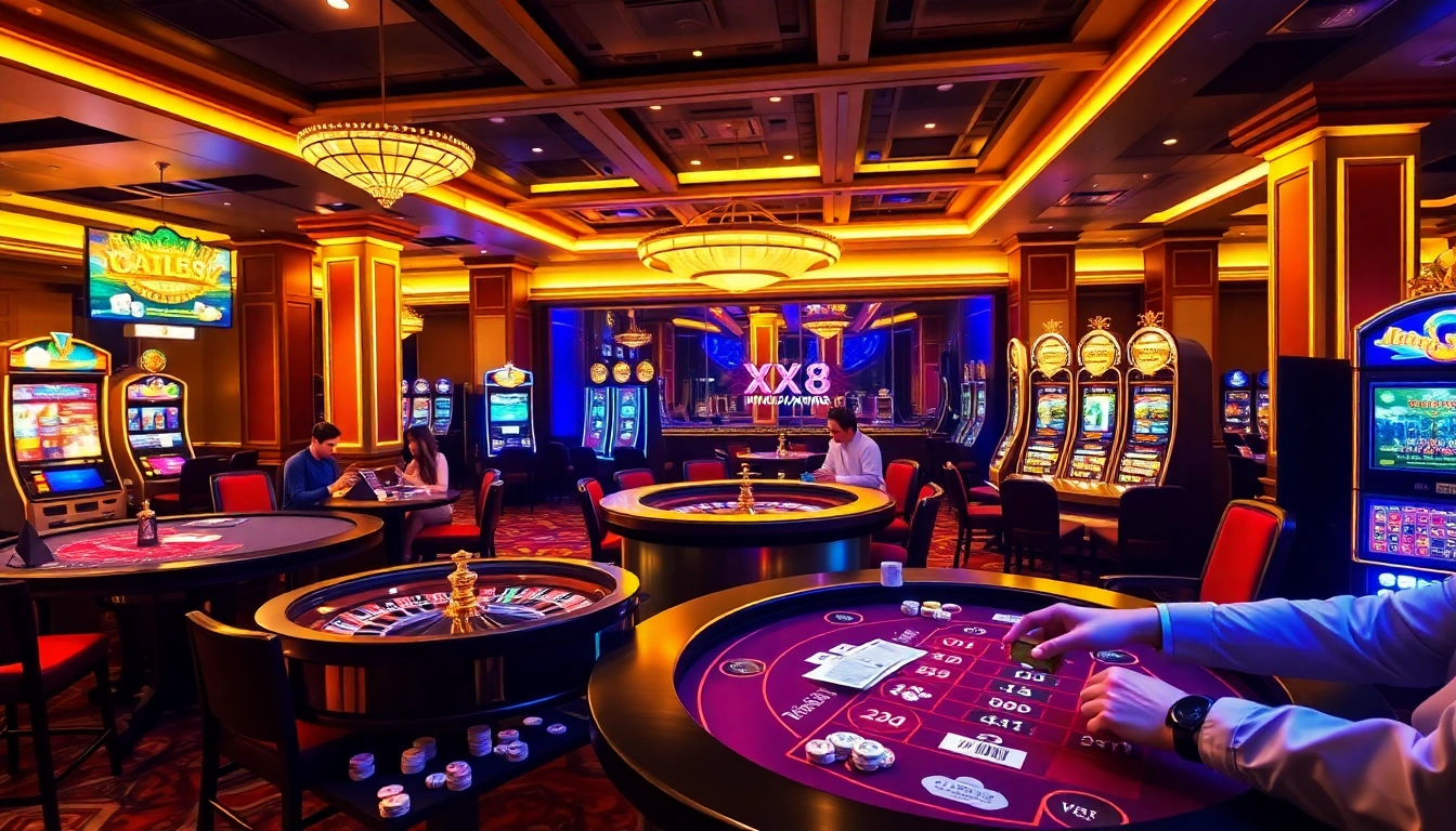 Experience the thrill of gambling at trang chủ XX88 with vibrant casino games and action-packed tables.