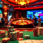 Experience thrilling gaming moments at Link 56WIN with a bustling casino atmosphere.