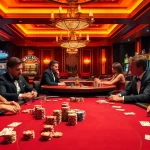 Experience high-stakes excitement at Ok365's luxurious poker tables and diverse casino games.