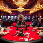 Engage in a high-stakes poker game at https://b52club.forum/, showcasing intricate chips and cards in an exciting ambiance.