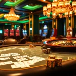 C168.VOTO players engaging at a luxurious casino poker table, highlighting the excitement of high-stakes gambling