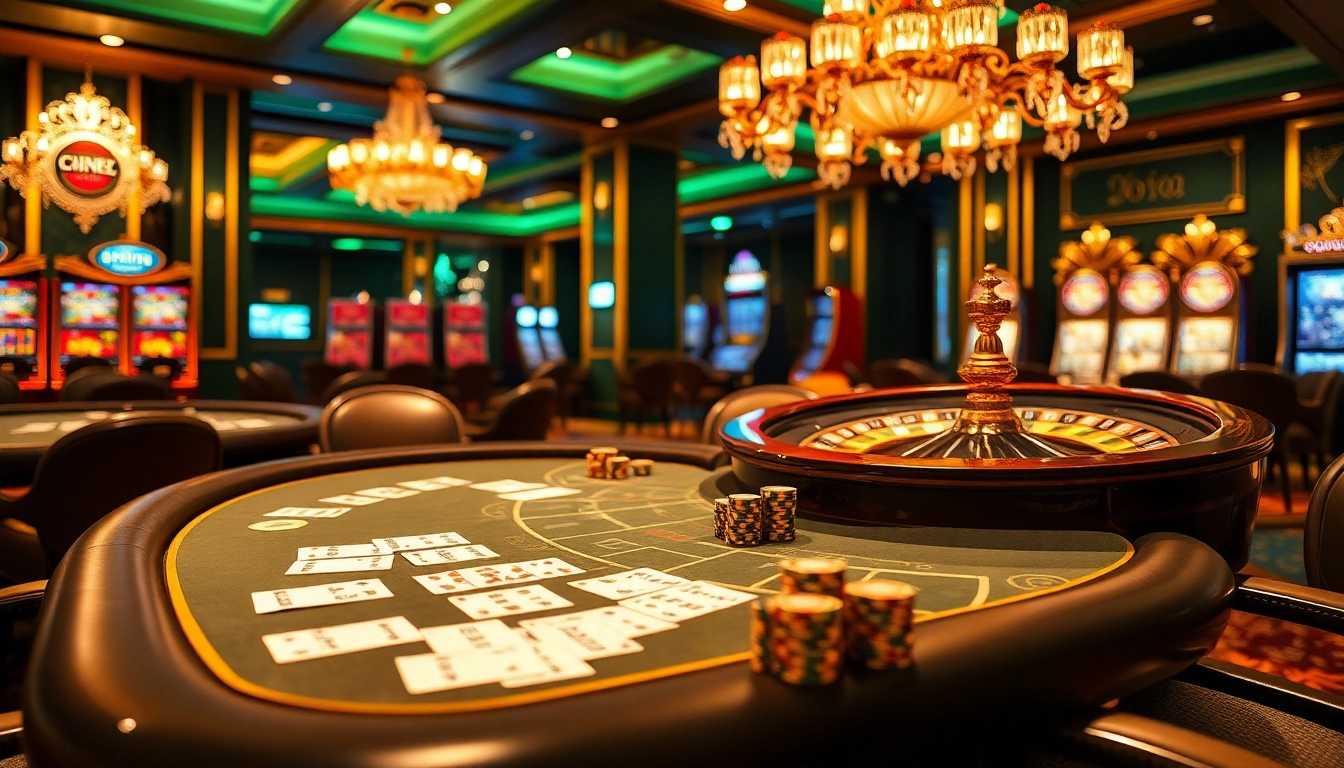 C168.VOTO players engaging at a luxurious casino poker table, highlighting the excitement of high-stakes gambling