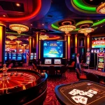 Experience thrilling khuyến mãi okfun offers in a vibrant casino filled with excitement and betting action.