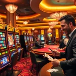 Experience thrilling gameplay on PS99 slots in a vibrant casino setting.