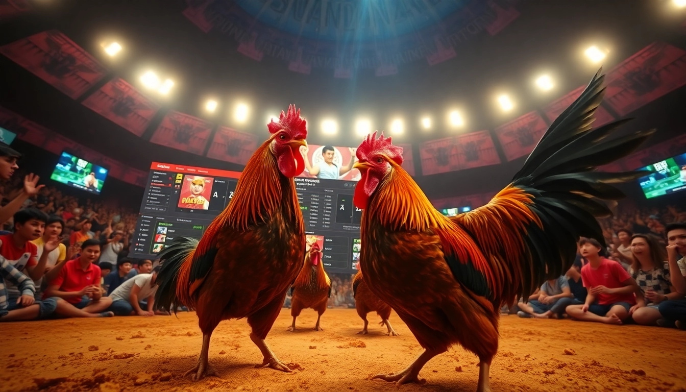 Exciting online cockfighting betting scene on sv368win.live, showcasing live matches and interactive features.