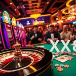 Experience the thrill of gambling with slot machines, roulette, and cards featuring XX88.