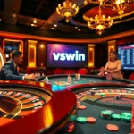 Experience the thrill of winning with vswin at a luxurious casino table.