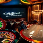 Players engaged in thrilling games at CM88 casino, showcasing excitement and premium betting experiences.