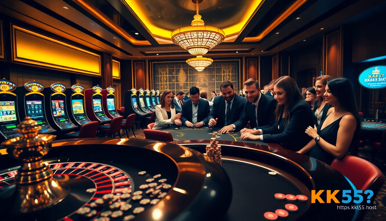Experience the thrill of high-stakes gaming at https://kk55.host/ with vibrant casino visuals and captivating scenes.