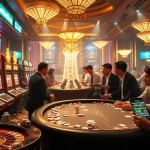 Experience the thrill of gambling at Nhà cái 79KING with vibrant casino elements and excited players.