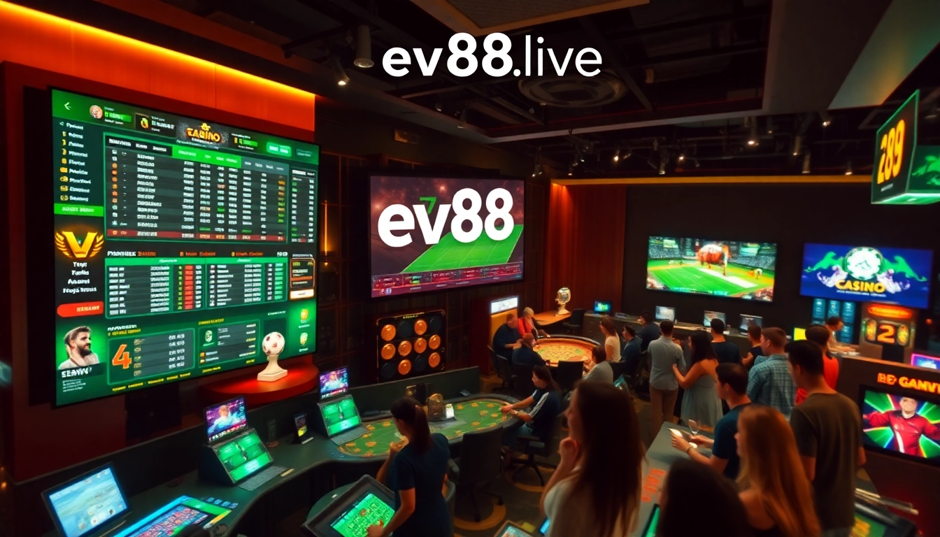 Engaging online betting experience at ev88win.live with diverse gaming options.