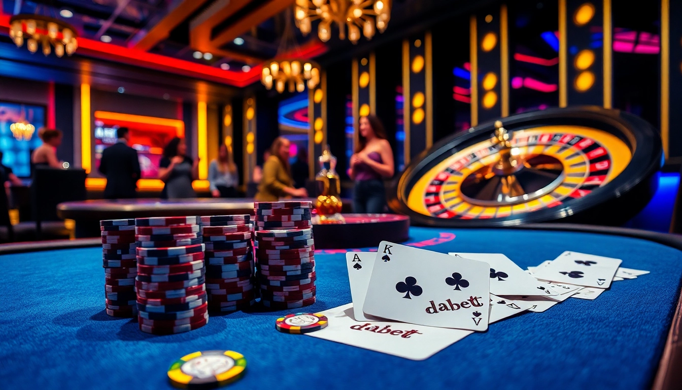 DABET enhances your betting experience with thrilling poker gameplay and vibrant casino visuals.