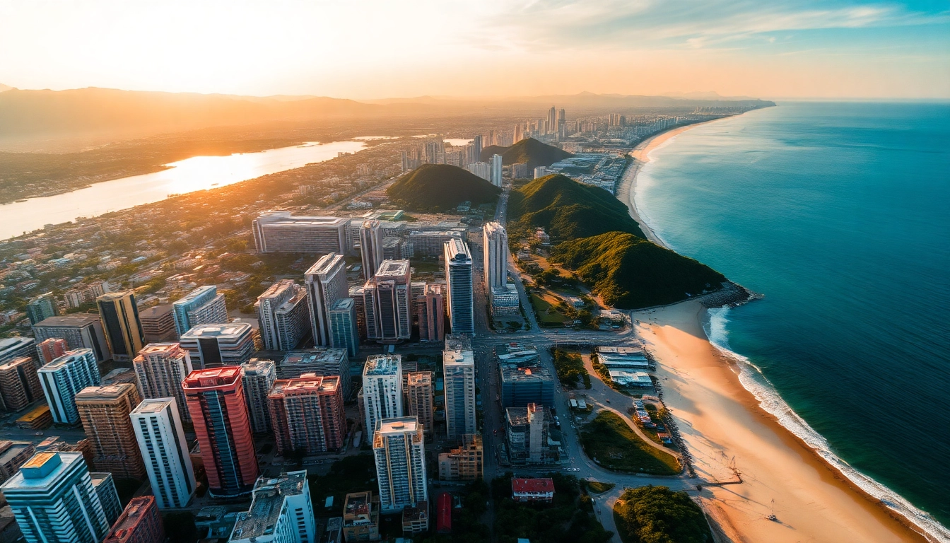 Explore vn168 flight connections between Da Nang and Hanoi with an inviting aerial view of Vietnam's landscapes.