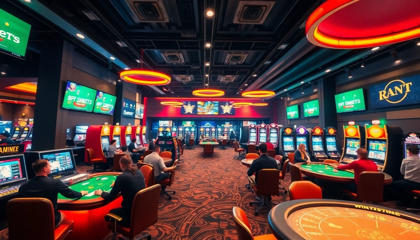 Engaging online betting scene at vin777.gb.net with players enjoying various casino games.