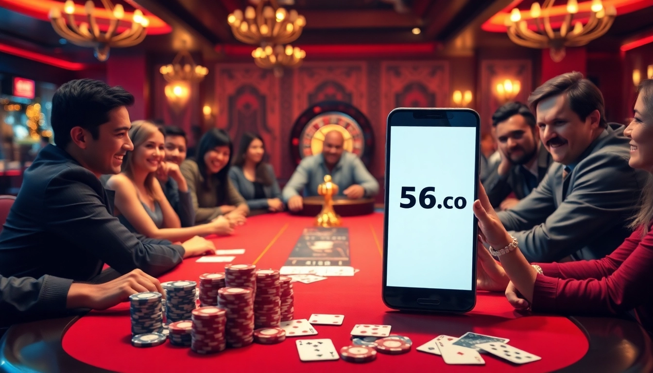 Experience thrilling action at https://566.co.com/ with vibrant poker gameplay and colorful chips.