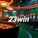 Experience the excitement of gambling with 23win in a luxurious casino environment featuring roulette and poker.