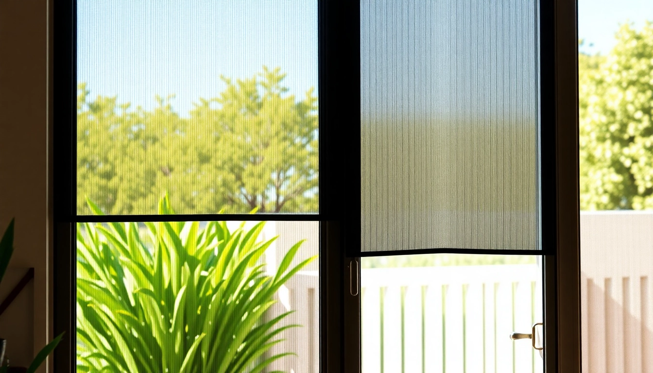 Showcasing Flyscreenmaxx pleated screens on home doors, an attractive solution for insect protection.
