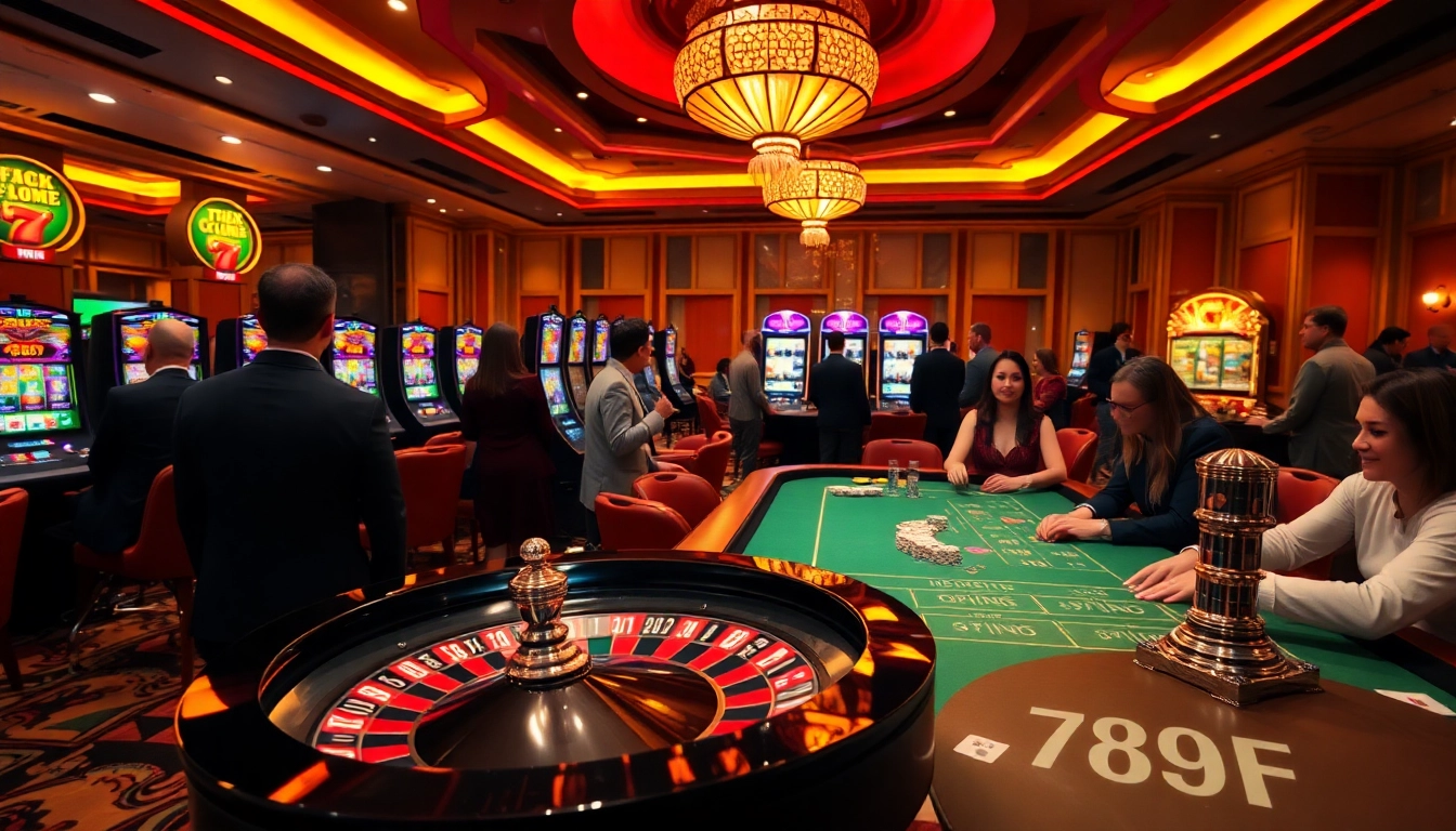 Players enjoying thrilling games at 789F, a premier online gambling platform.