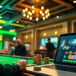 Engaging scene showcasing 789p1.dev's modern online casino interface, emphasizing trust and excitement in gaming.