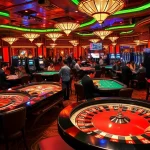 88vv gambling scene featuring casino tables and players enjoying high-stakes excitement