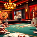 Experience the thrill of nhà cái uy tín 789P at an upscale casino table setting.