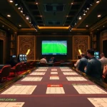 Place your bets on Kèo Bóng Đá at a luxurious casino with vibrant sports betting.