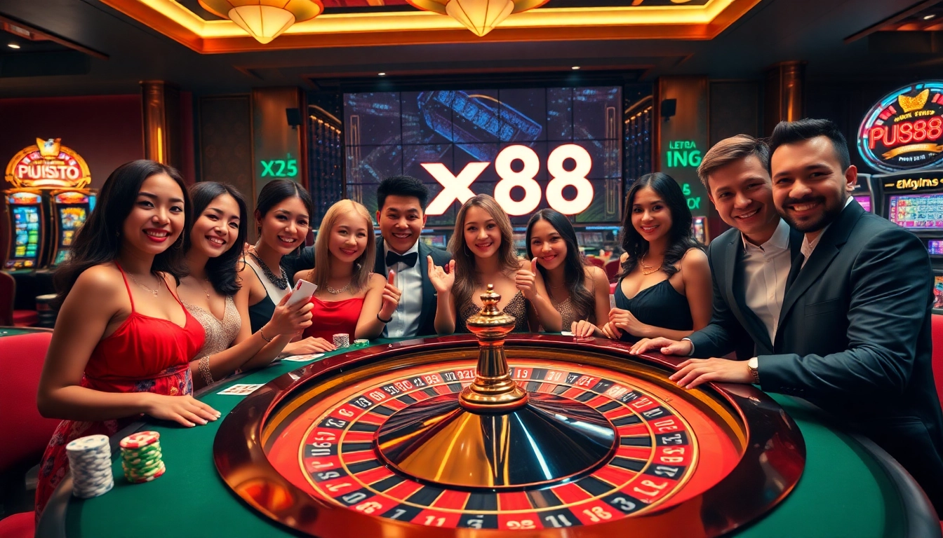Experience the thrill of xx88 at a luxurious casino with roulette, chips, and cards.