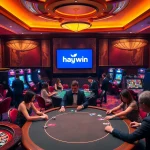 Experience the thrill of high-stakes poker at hay.win's luxurious casino.