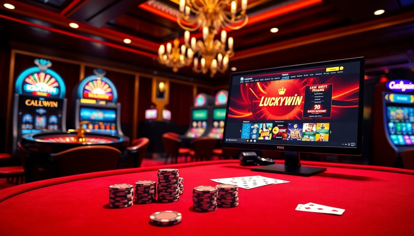 Experience the thrill of Luckywin with vibrant casino games and exciting poker tables.