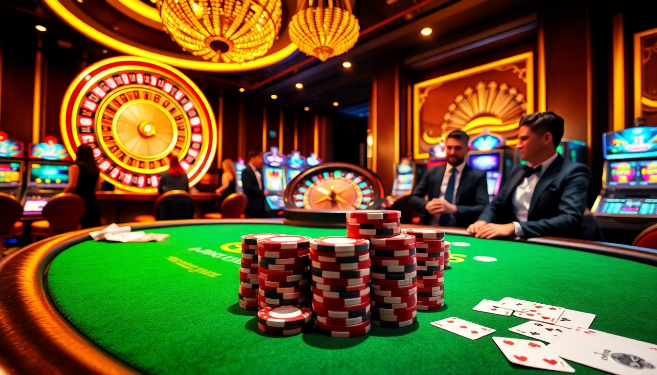 High-stakes poker and roulette excitement at Luckywin888 online casino.