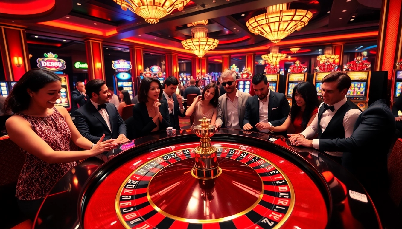 Experience exhilarating gameplay with DH88 casino tables, vibrant slot machines, and thrilling poker action.