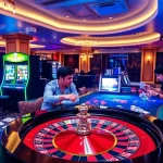 Engage with thrilling casino games at rr88.com with vibrant roulette and slot machines.