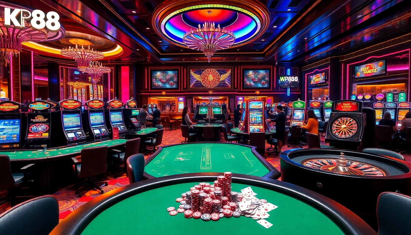 Experience thrilling gameplay at KP88 Casino with vibrant tables and exciting promotions.